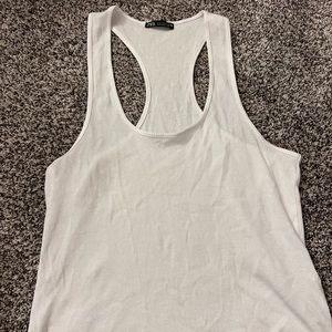 Large white Zara tank